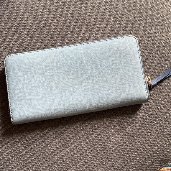 Kate Spade 2-tone blue wallet - Picture 2 of 10